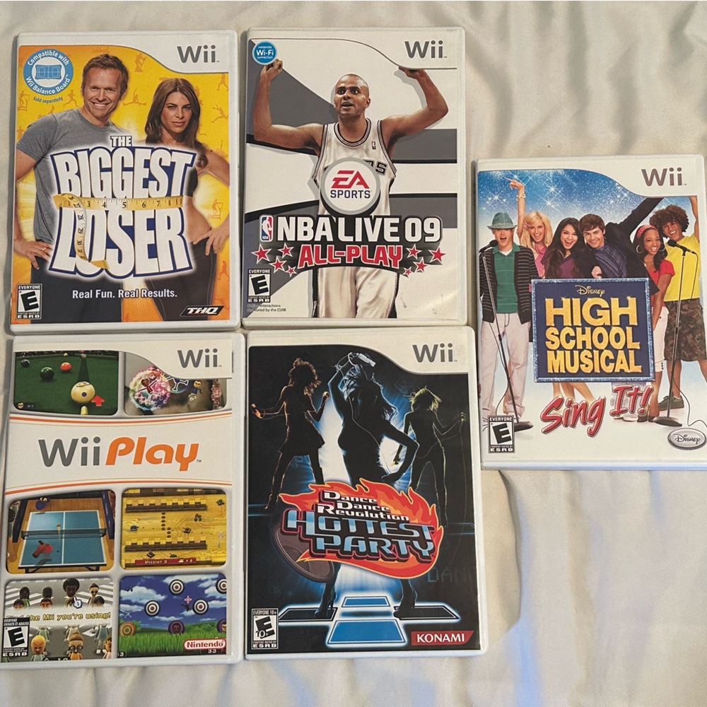 Assorted Wii Games-update. DDR no longer part of this bundle